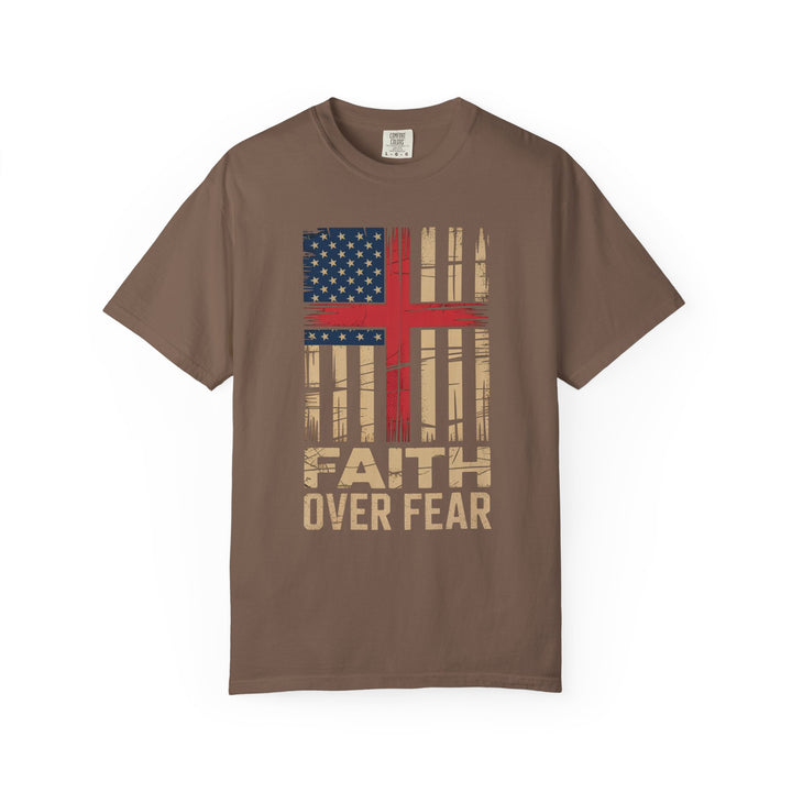 Faith Over Fear Patriotic T-shirt