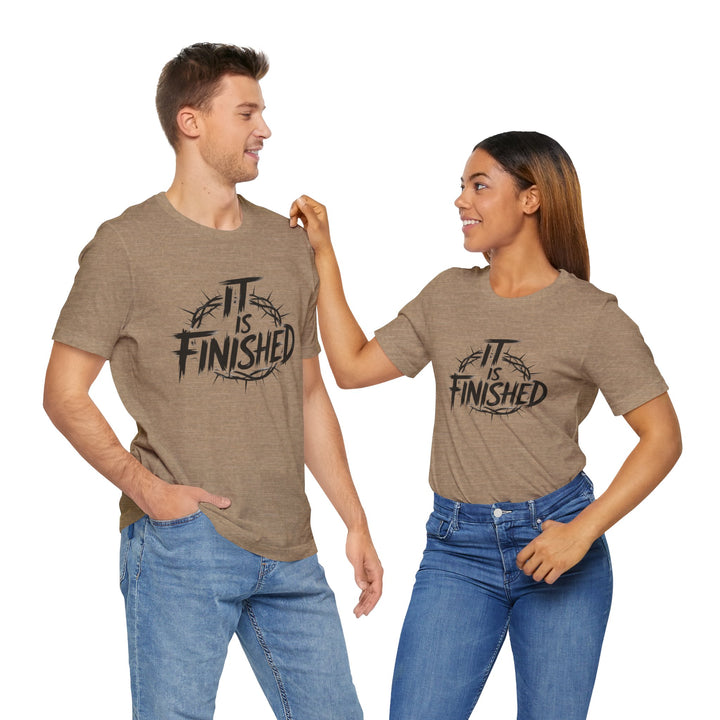 It Is Finished – Bold Christian Redemption Shirt (John 19:30)