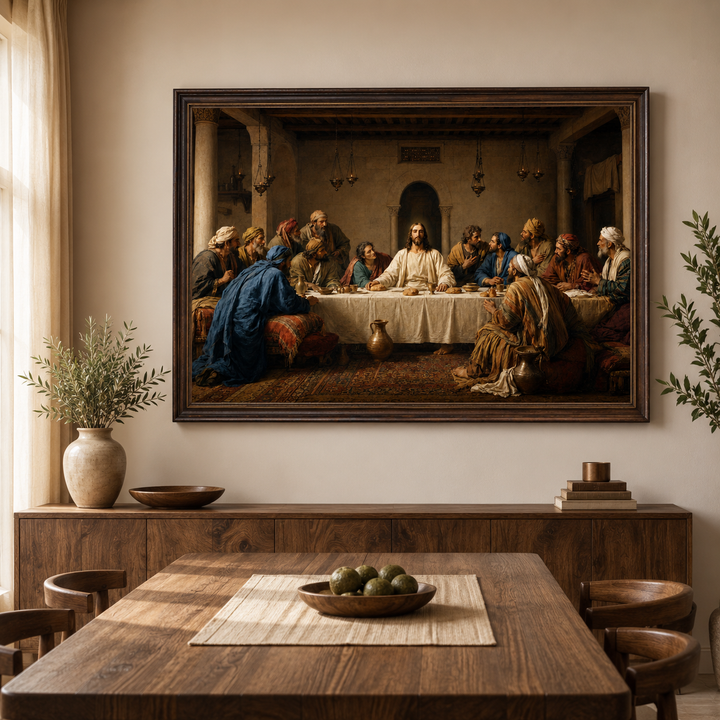 The Last Supper Fine Art Print | Christian Wall Art Giclée Print
