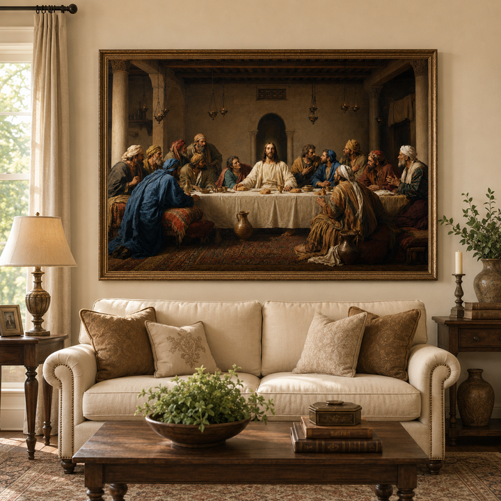 The Last Supper Fine Art Print | Christian Wall Art Giclée Print