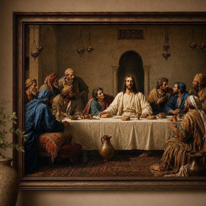 The Last Supper Fine Art Print | Christian Wall Art Giclée Print