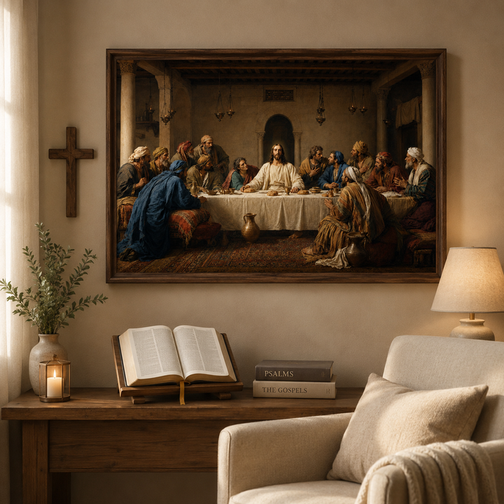 The Last Supper Fine Art Print | Christian Wall Art Giclée Print