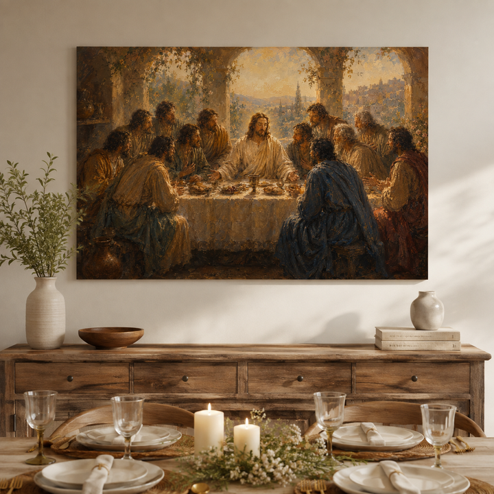 Rolled Poster — The Last Supper Religious Wall Art Print