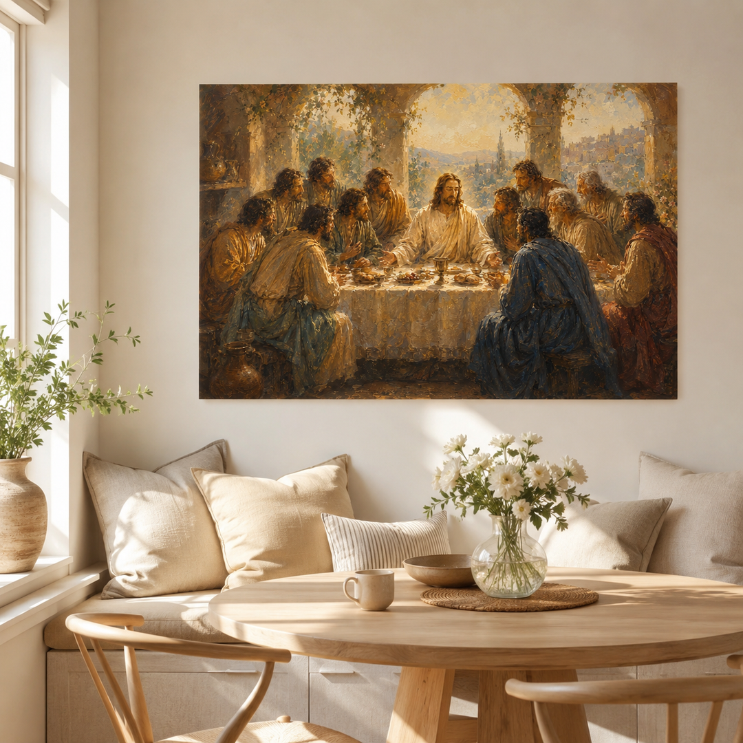 Rolled Poster — The Last Supper Religious Wall Art Print