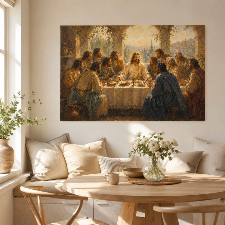 Rolled Poster — The Last Supper Religious Wall Art Print