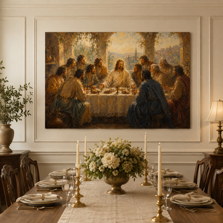 Rolled Poster — The Last Supper Religious Wall Art Print