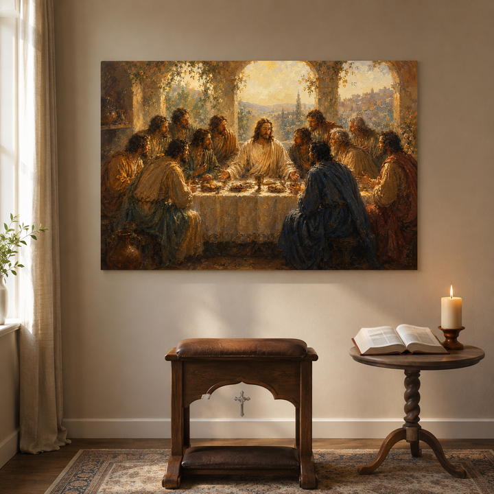 Rolled Poster — The Last Supper Religious Wall Art Print