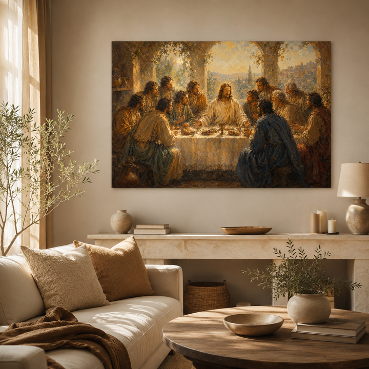 Rolled Poster — The Last Supper Religious Wall Art Print