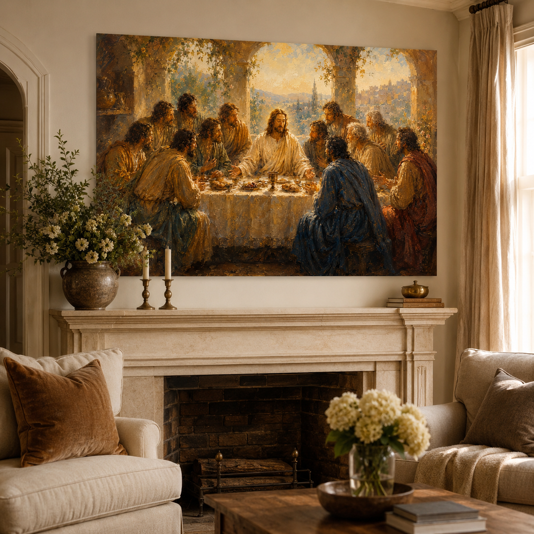 Rolled Poster — The Last Supper Religious Wall Art Print