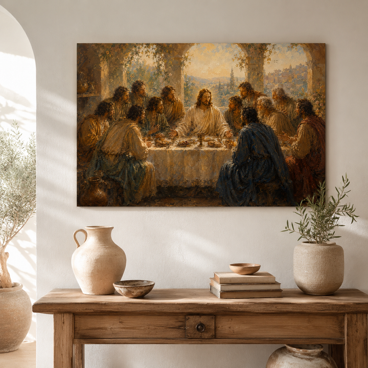 Rolled Poster — The Last Supper Religious Wall Art Print