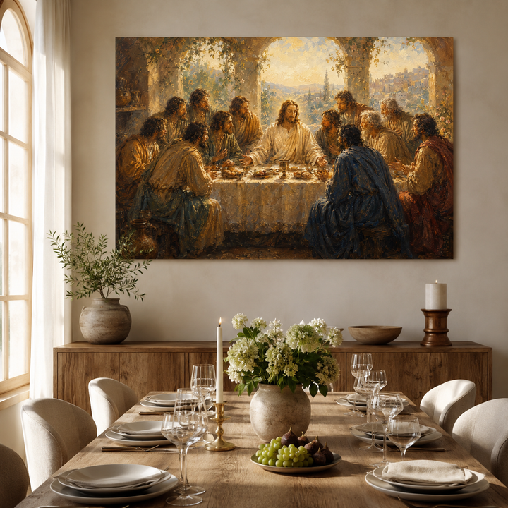 Rolled Poster — The Last Supper Religious Wall Art Print
