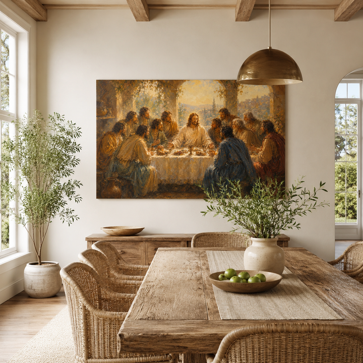 Rolled Poster — The Last Supper Religious Wall Art Print