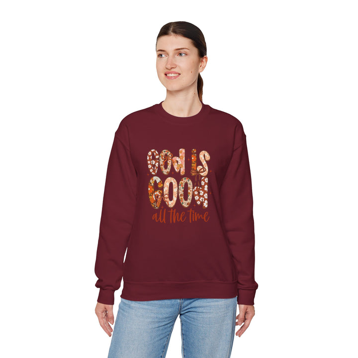 God Is Good Sweatshirt, Inspirational Crewneck, Cozy Fall Fashion, Unisex Apparel, Perfect Gift for Christians