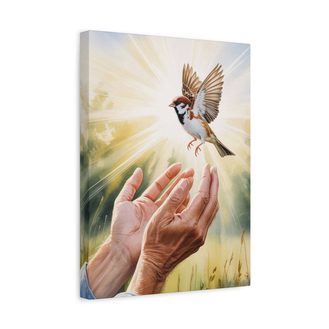 Cast Your Cares – 1 Peter 5:7 | Christian Wall Art for Peace and Encouragement