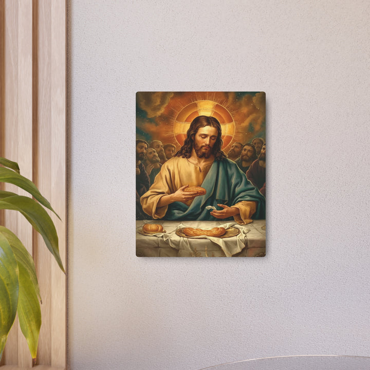 "The Last Supper - Breaking of Bread" - Sacred Metal Wall Art