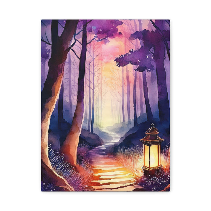 Canvas Print - Path of Light Lantern Twilight Psalm 119 Inspired