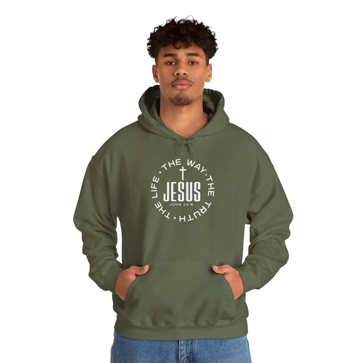 Jesus - The Way, The Truth, and The Life Hoodie