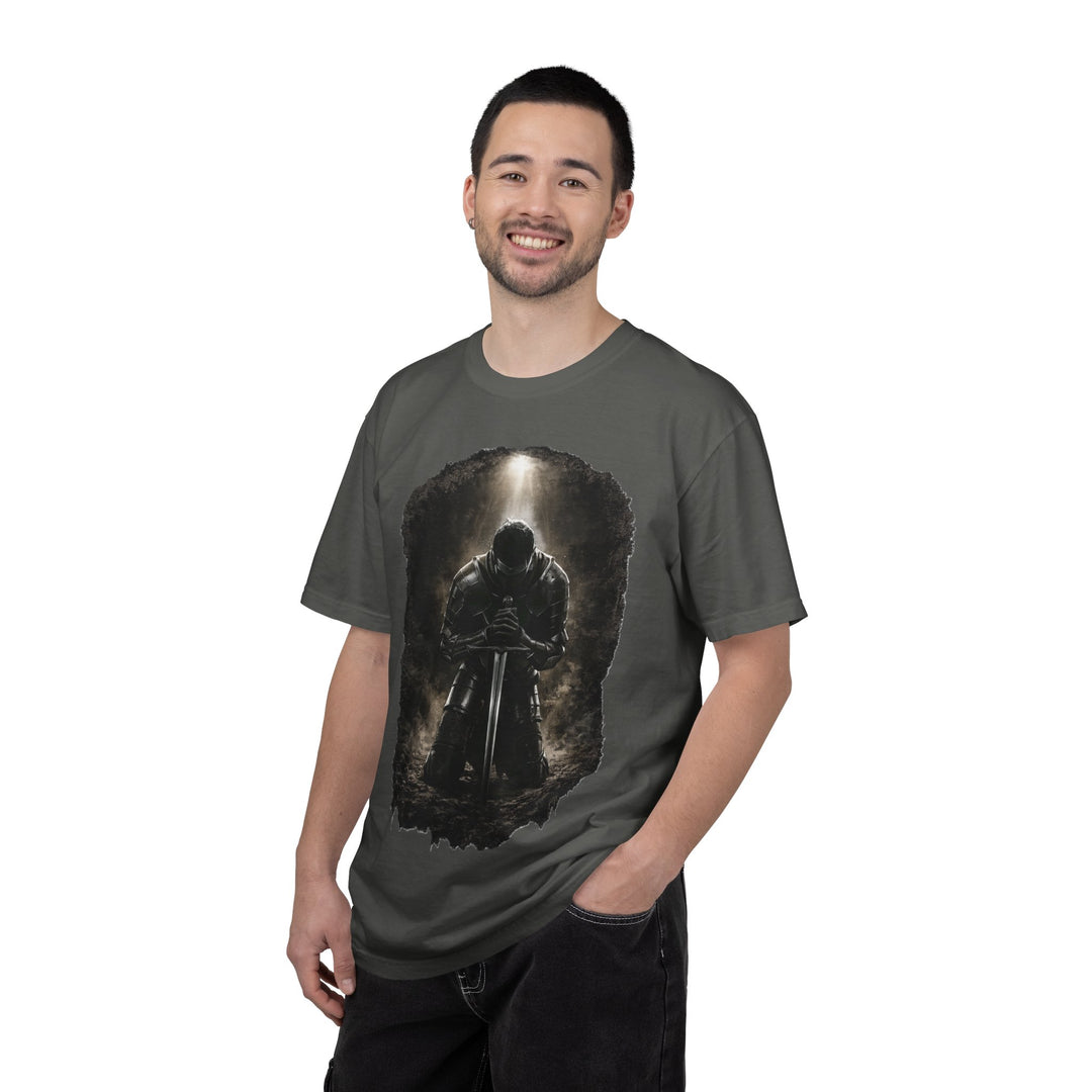 The Warrior Christian T-Shirt | Faith-Based Armor of God Shirt | Masculine Christian Graphic Tee