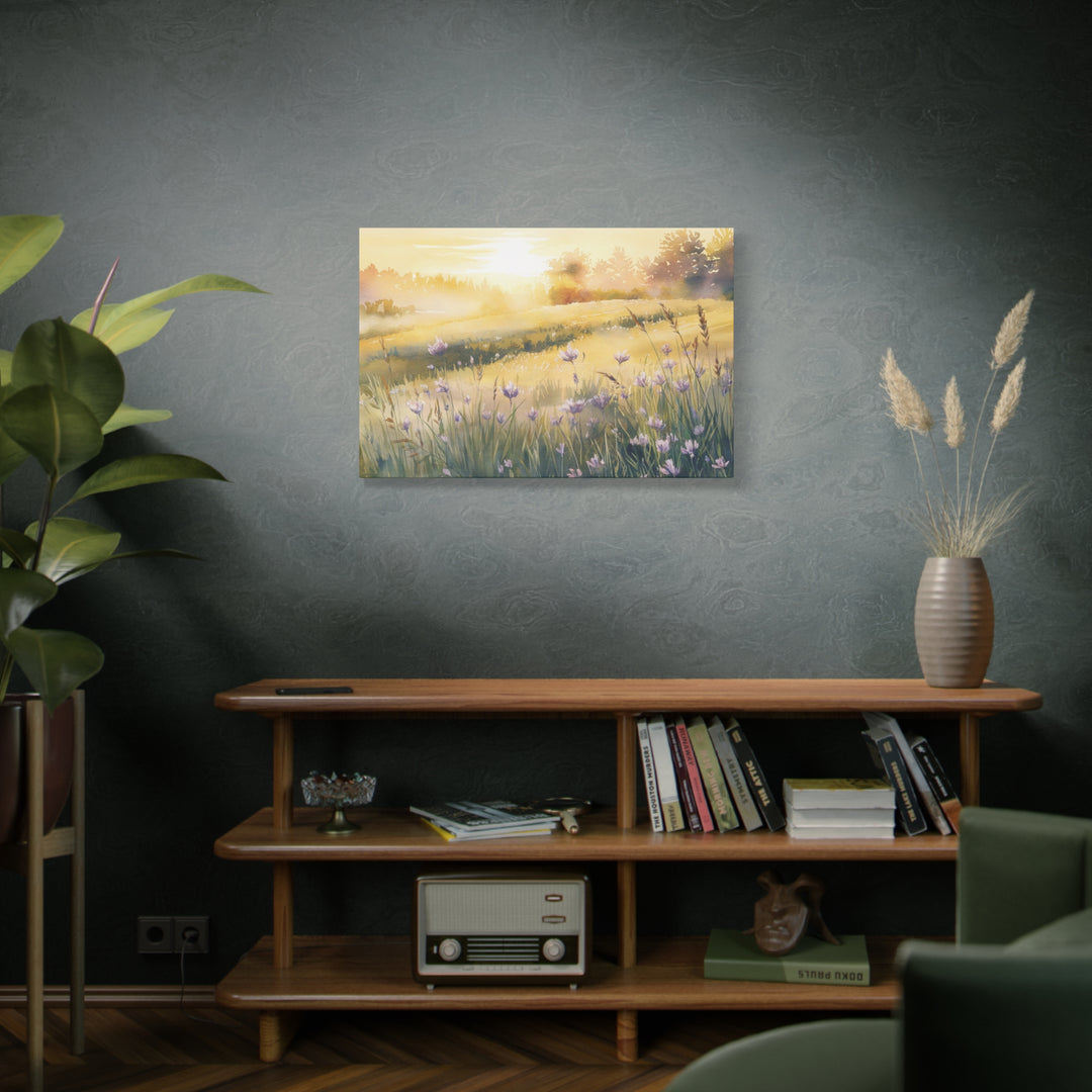 Steadfast Love – Christian Sunrise Canvas Wall Art | Lamentations 3:22 Inspired Print
