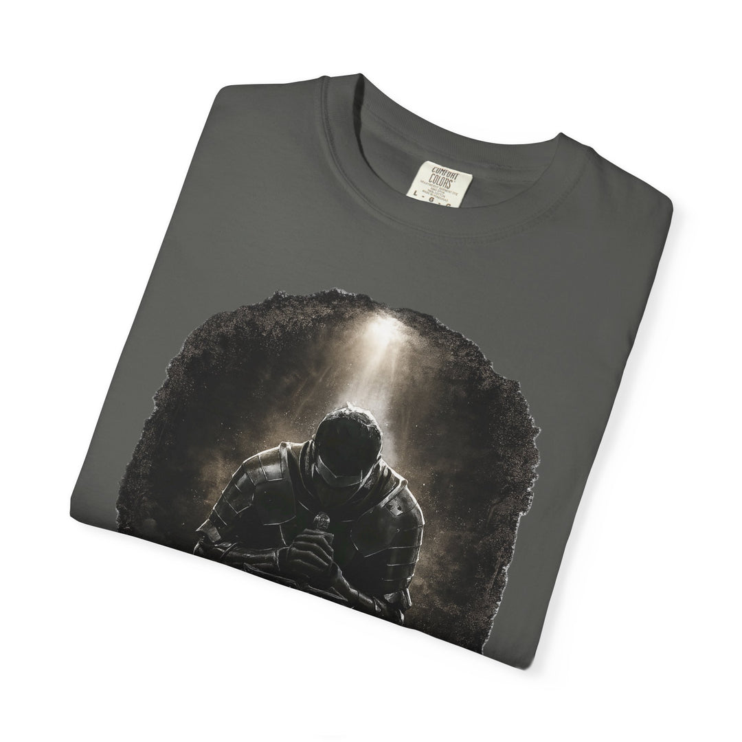 The Warrior Christian T-Shirt | Faith-Based Armor of God Shirt | Masculine Christian Graphic Tee