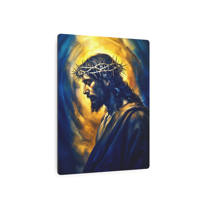 "Crown of Thorns - Divine Glory" - Christ's Victory Metal Wall Art