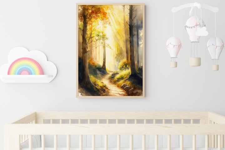 Near to the Brokenhearted – Watercolor Landscape Print Inspired by Psalm 34