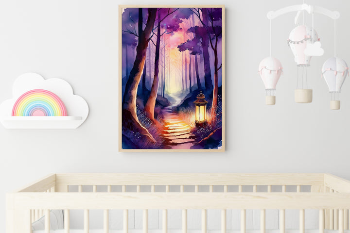 Path of Light – Watercolor Landscape Print Inspired by Psalm 119