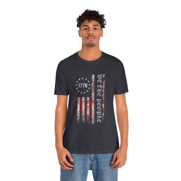 Patriotic Vintage Tee, 4th of July Shirt, Independence Day Gift, Unisex Graphic Tee, American Flag T-Shirt, Casual Wear