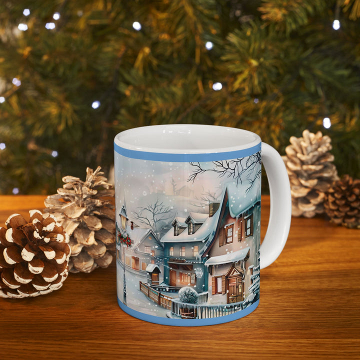 Winter Wonderland Ceramic Mug | Cozy Holiday Gift, Christmas Decor, Coffee Lover Mug, Festive Tea Cup, Snowy Scene