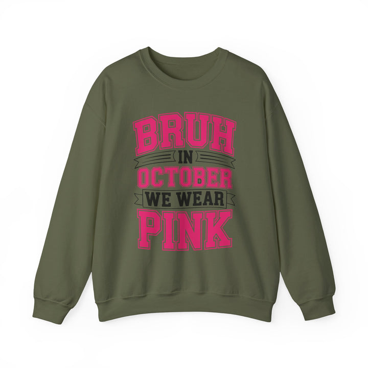 Pink October Awareness Sweatshirt, Cozy Crewneck, Breast Cancer Awareness, Gift for Supporters, Fashion for a Cause