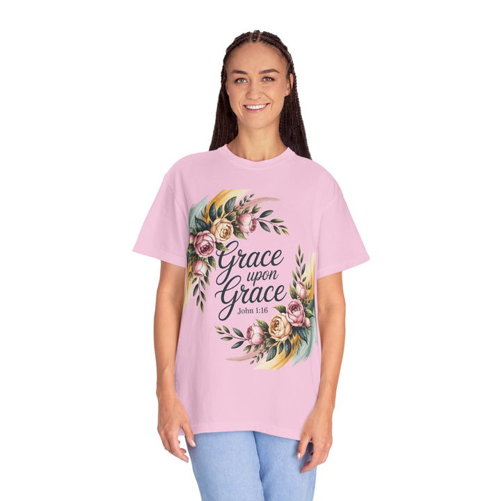 Grace Upon Grace Unisex T-shirt - John 1:16 Christian Gift for Women