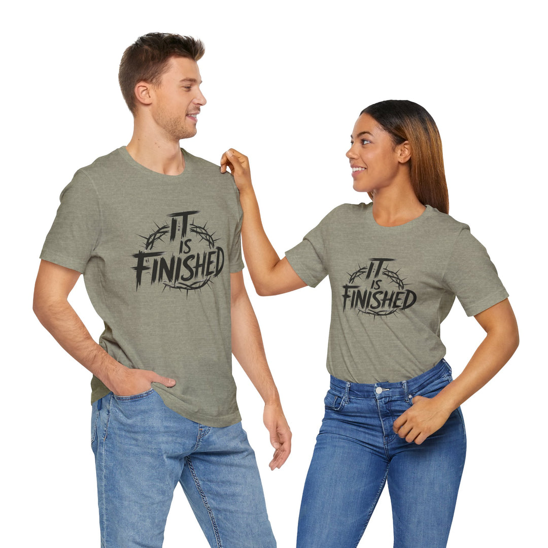 It Is Finished – Bold Christian Redemption Shirt (John 19:30)