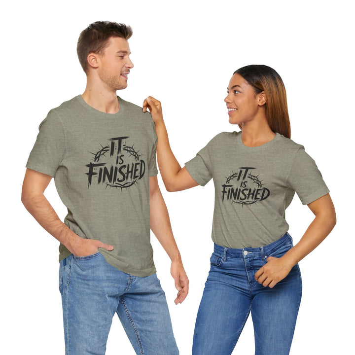 It Is Finished – Bold Christian Redemption Shirt (John 19:30)