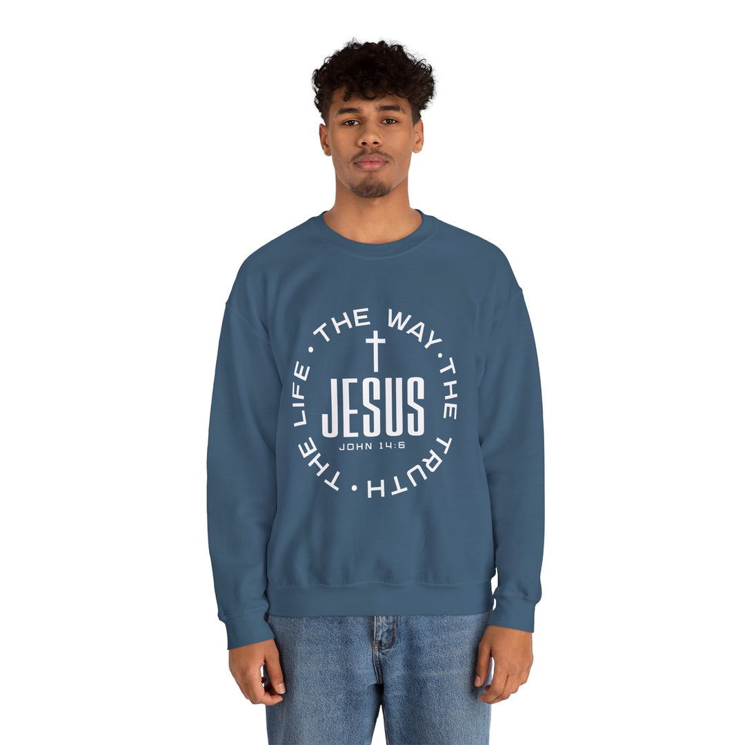 Jesus The Way, The Truth, and The Life Sweatshirt