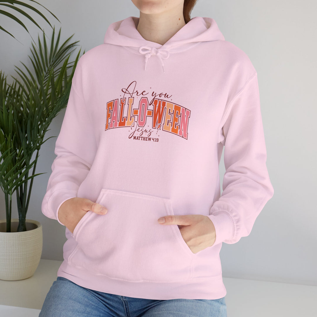 Fall-O-Ween Hoodie Sweatshirt - Matthew 4:19 Retro Style Design