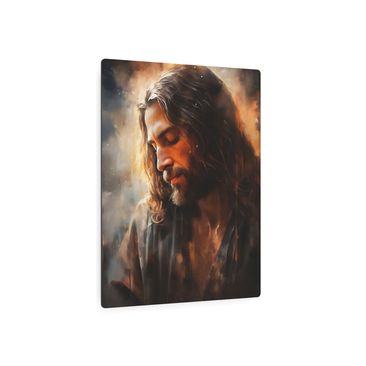 Inspirational Jesus Metal Art Sign - Faith Wall Decor