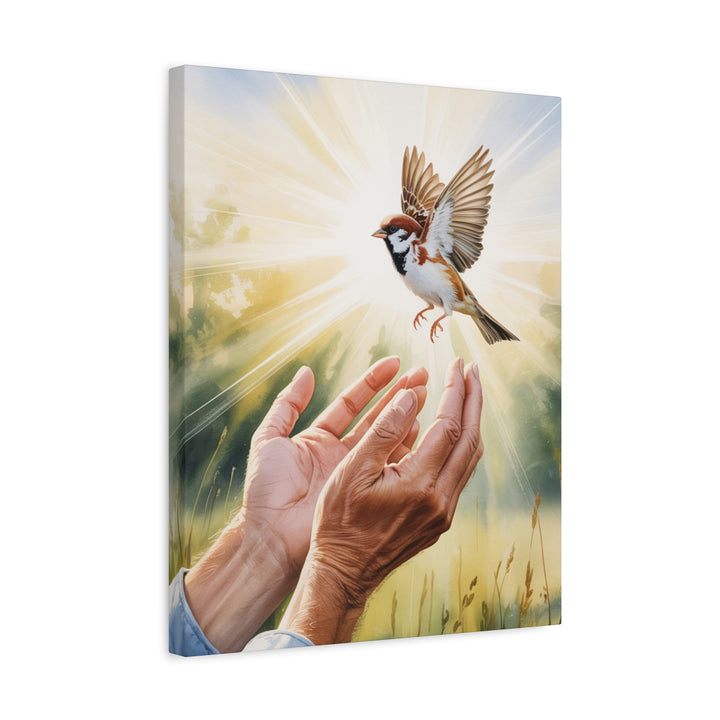 Cast Your Cares – 1 Peter 5:7 | Christian Wall Art for Peace and Encouragement
