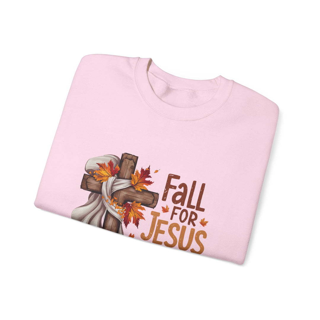 Faith-Inspired Fall Sweatshirt: Cozy Christian Apparel for Autumn, Harvest, Thanksgiving, Seasonal Comfort, Fall for Jesus