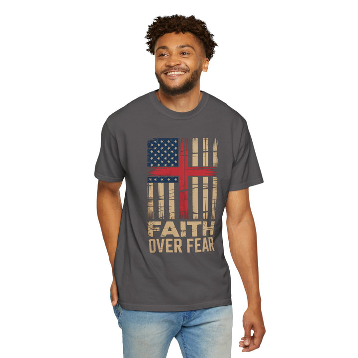 Faith Over Fear Patriotic T-shirt