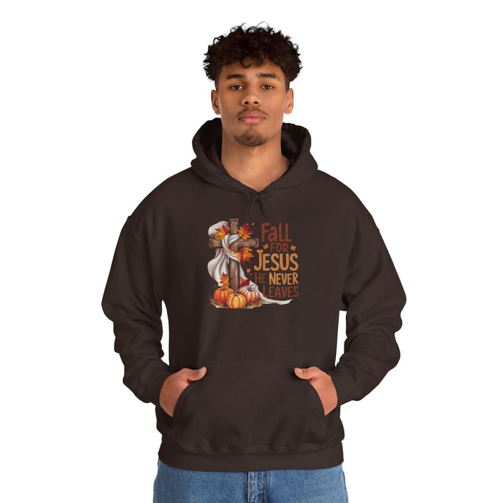 Christian Hoodie - Fall for Jesus Inspirational Unisex Sweatshirt