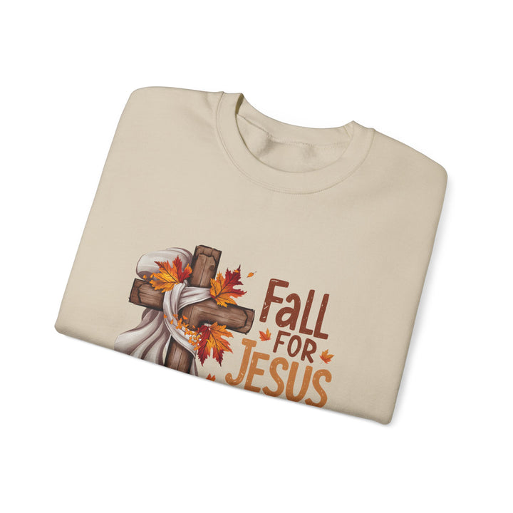 Faith-Inspired Fall Sweatshirt: Cozy Christian Apparel for Autumn, Harvest, Thanksgiving, Seasonal Comfort, Fall for Jesus
