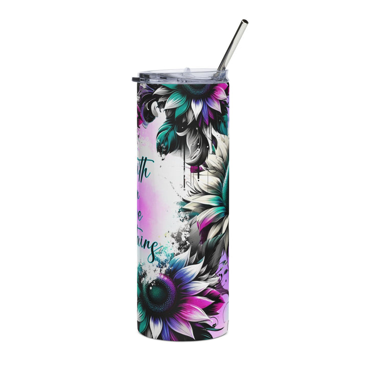 Faith Can Move Mountains Stainless Steel Tumbler