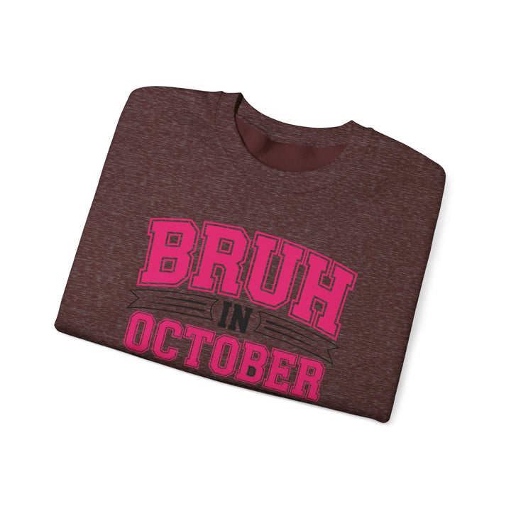Pink October Awareness Sweatshirt, Cozy Crewneck, Breast Cancer Awareness, Gift for Supporters, Fashion for a Cause
