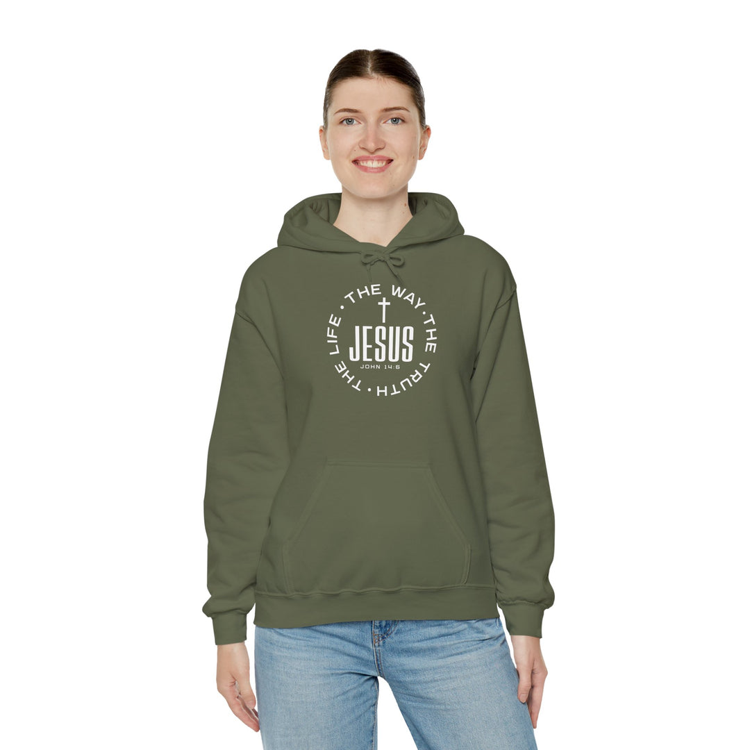 Jesus - The Way, The Truth, and The Life Hoodie