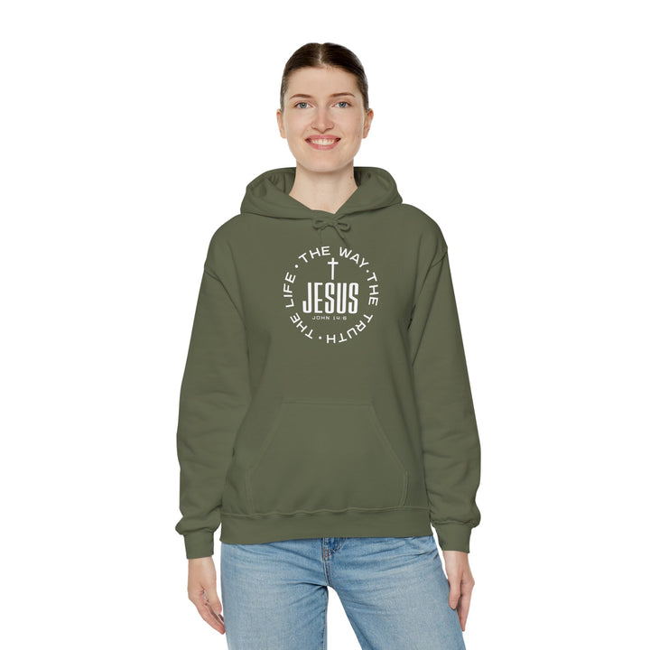 Jesus - The Way, The Truth, and The Life Hoodie