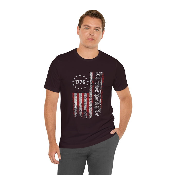 Patriotic Vintage Tee, 4th of July Shirt, Independence Day Gift, Unisex Graphic Tee, American Flag T-Shirt, Casual Wear