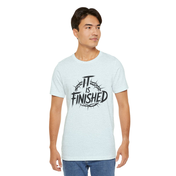 It Is Finished – Bold Christian Redemption Shirt (John 19:30)