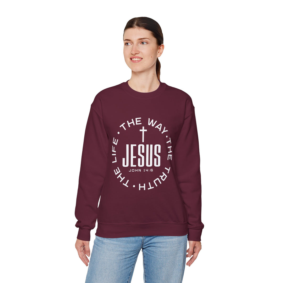 Jesus The Way, The Truth, and The Life Sweatshirt