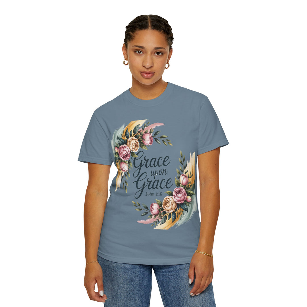 Grace Upon Grace Unisex T-shirt - John 1:16 Christian Gift for Women