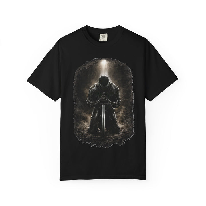 The Warrior Christian T-Shirt | Faith-Based Armor of God Shirt | Masculine Christian Graphic Tee